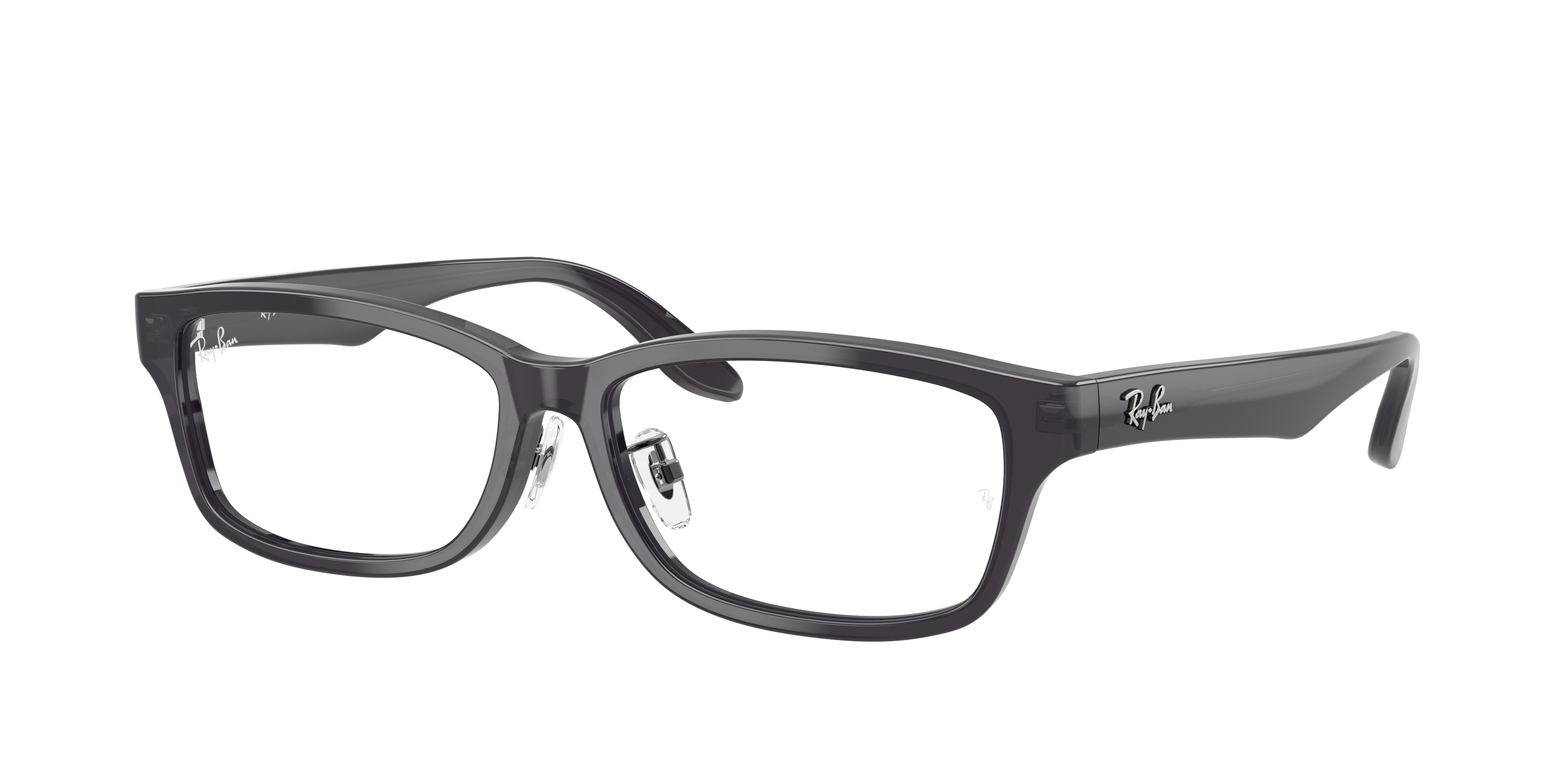 Ray - Ban Unisex RX5408D 5920 Montures Optiques AcéTate Gris Transparent Carré Normale-image